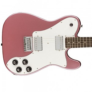 Fender Squier Affinity Series Telecaster Deluxe, Laurel Fingerboard, White Pickguard, Burgundy Mist